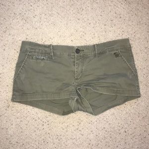 Comfy green summer shorts